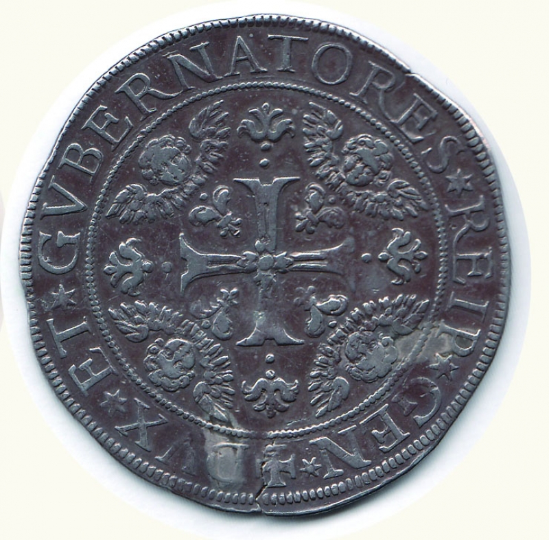 reverse: Genova - Dogi biennali - Scudo largo 1676