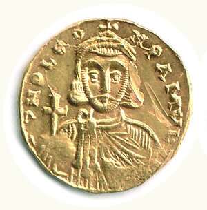 obverse: IMPERO BIZANTINO - Leone III (717-741) e Costantino V - Solido