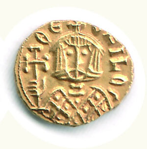 reverse: IMPERO BIZANTINO Theophilo (829-842) Tremisse