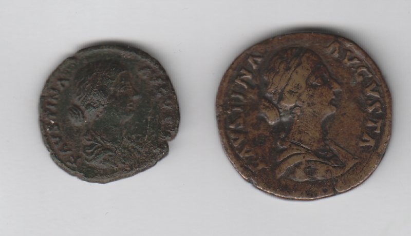obverse: FAUSTINA II - Lotto di 2 monete