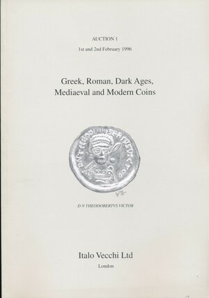 obverse: Vecchi I. - London Asta n°1 February 1996. Greek, Roman, Dark Ages, Mediaeval and Modern Coins. Ottimo stato. 