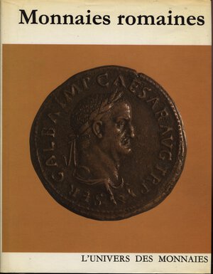 obverse: SUTHERLAND C. H. V. -  Monnaies romaines. Fribourg, 1974.  Pp. 310, tavv. e ill. nel testo a colori e b\n. ril. ed. buono stato.