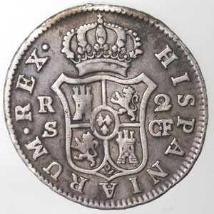 reverse: Spagna. Siviglia. Carlo III. 1759-1788. 2 Reales 1778. Ag. 