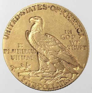obverse: USA. 5 Dollari Indian Head 1912. Au. 
