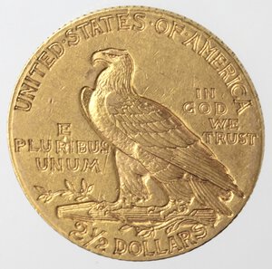 obverse: USA. 2,5 Dollari Indian Head 1911. Au. 