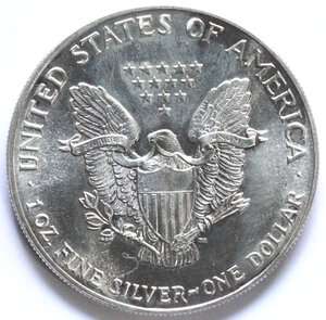 obverse: USA. Dollaro 1988. Oncia. Ag. 