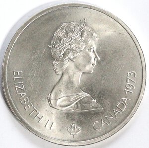 obverse: Canada. 10 Dollari 1973. Ag. 