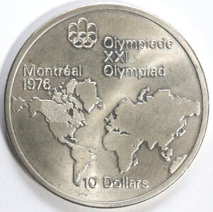 reverse: Canada. 10 Dollari 1973. Ag. 