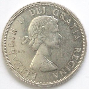 obverse: Canada. Dollaro 1964 Charlottetown. Ag 800. 