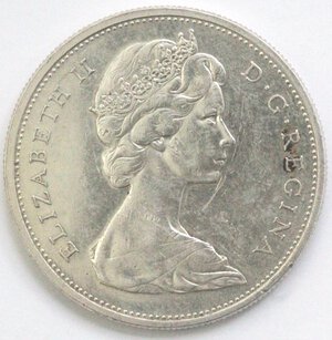 obverse: Canada. Dollaro 1965. Ag 800. 