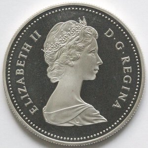 obverse: Canada. Dollaro 1982 Regina. Ag 500. 