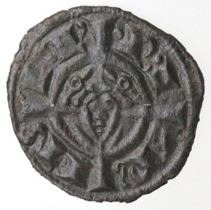 obverse: Messina o Brindisi. Federico II. 1197-1250. Denaro del 1239. MI. 