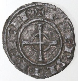 reverse: Messina. Federico II. 1197-1250. Denaro del 1247/1248, con FR e croce con cerchietto. MI. 