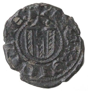 obverse: Messina. Ferdinando I. 1412-1416. Denaro. MI. 