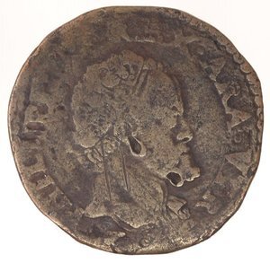 obverse: Napoli. Filippo II. 1554-1598. Tornese 1590. Ae. P/R 80. 