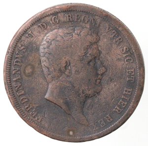 obverse: Napoli. Ferdinando II. 1830-1859. 10 tornesi 1839. Ae. 