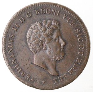 obverse: Napoli. Ferdinando II. 1830-1859. 3 Tornesi 1839. Ae. 