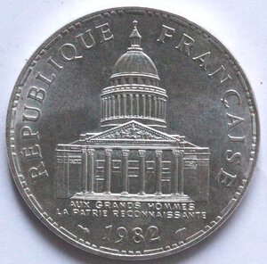 reverse: Francia. 100 Franchi 1982. Ag. 