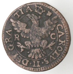 obverse: Palermo. Carlo II. 1674-1700. Grano 1700. Ae. 