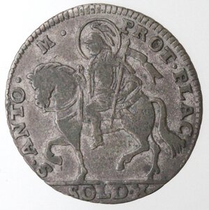 reverse: Piacenza. Ferdinando di Borbone. 1765-1802. 10 soldi 1793. Mi. 