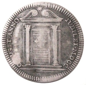 reverse: Roma. Clemente XI. 1700-1721. Giulio. Ag. 