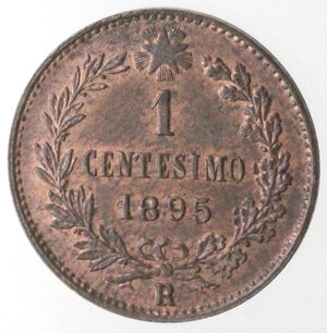 reverse: Umberto I. 1878-1900. Centesimo 1895. Ae. 