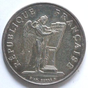 obverse: Francia. 100 Franchi 1989. Ag. 