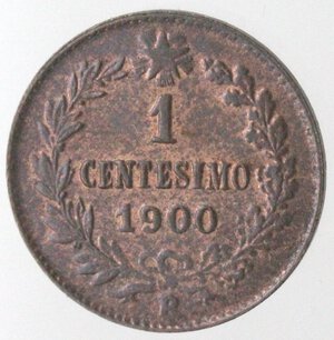 reverse: Umberto I. 1878-1900. Centesimo 1900. Ae.