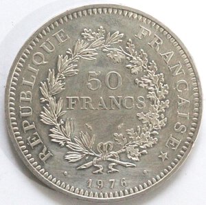 obverse: Francia. 50 Franchi 1976. Ag. 
