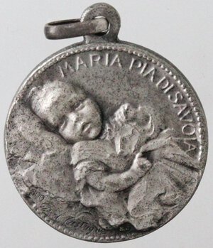 obverse: Medaglie. Napoli. Medaglia ricordo. 24 settembre 1934. Ag. Per la nascita di Maria Pia di Savoia. 