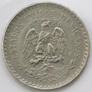 obverse: Messico. Peso 1943. Ag. 