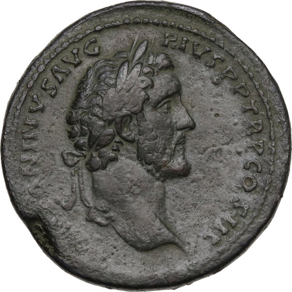 Antoninus Pius (138-161). AE Sestertius, 141-143 AD