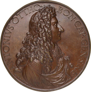 obverse: Antonio Ottoboni (1646-1720), capitano generale di Santa Romana Chiesa. . Medaglia s.d. primo quarto del XVIII secolo
