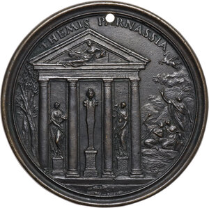 reverse: Giuseppe Averani (1662-1738), giureconsulto e naturalista.. Medaglia con bordo modanato 1721