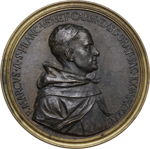 obverse: Marco di San Francesco (1712-1793). . Medaglia bimetallica con bordo modanato 1748