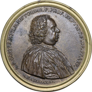 obverse: Anton Francesco Gori (1691-1757). . Medaglia bimetallica con bordo modanato 1751