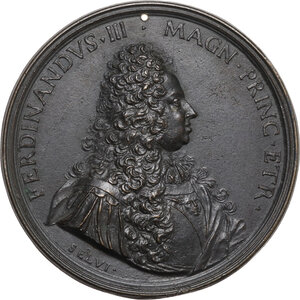 obverse: Ferdinando III de  Medici (1663-1713). Medaglia unifacie con bordo modanato s.d