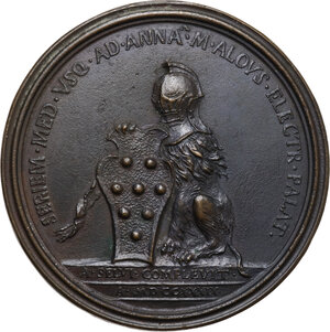 reverse: Chiarissimo de  Medici (o Salvestro Chiarissimo), XIV sec. . Medaglia con bordo modanato 1739
