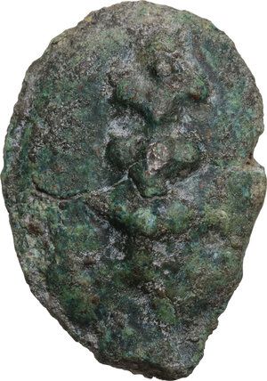 obverse: Uncertain Umbria or Etruria. AE Cast Sextans, 3rd century BC