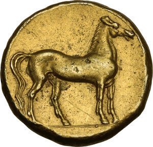 reverse: Zeugitania, Carthage. EL Stater. Circa 290-270 BC