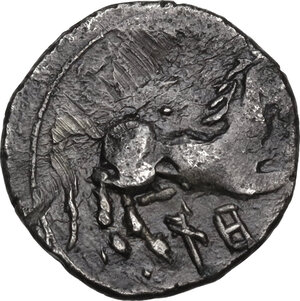 reverse: Akragas. AR Quarter-Shekel. Punic occupation, c. 213-211 BC