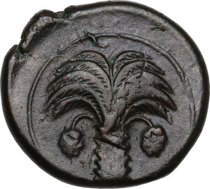 obverse: AE 19 mm. Circa 350/40-320/300 BC. Uncertain mint