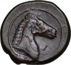 reverse: AE 19 mm. Circa 350/40-320/300 BC. Uncertain mint