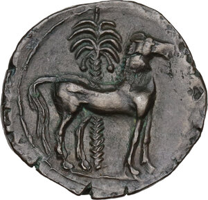 reverse: AE 17 mm. Circa 360-330 BC. Uncertain mint
