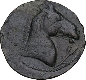 reverse: First Punic War.. AE Dishekel. Circa 264-241 BC. Uncertain mint