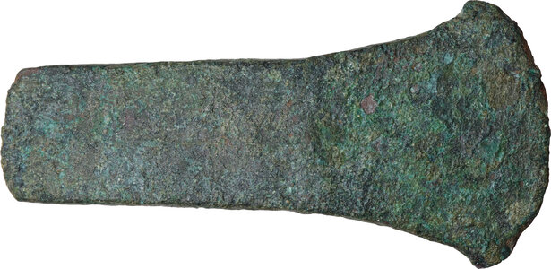 reverse: Aes Premonetale.. AE axe, probably a pre-monetary item. Central Italy, 6th-4th century BC