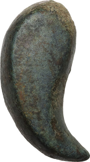 obverse: Aes Premonetale.. Aes Formatum. Tear-claw shaped item, central Italy, 6th-4th century BC