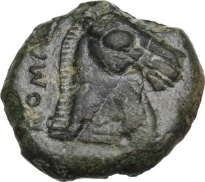 reverse: Anonymous. AE Half Unit, after 276 BC