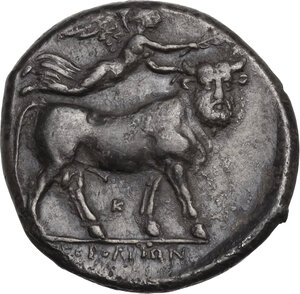 reverse: Central and Southern Campania, Neapolis.  AR Didrachm, c. 300-275 BC