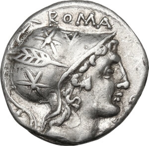 obverse: Q. Lutatius Cerco.. AR Denarius, 109-108 BC
